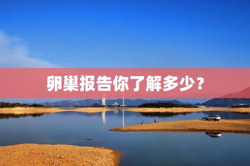 卵巢报告你了解多少？